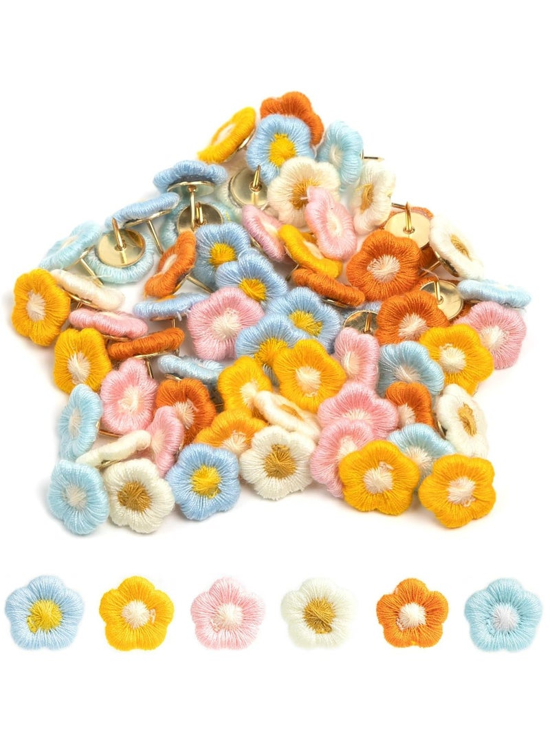 أوزيغالور 60 قطعة مثبطات ديكورية بالورد للمنزل والمكتب والجدار الصور، اللوح الأخشاب، الخريطة - Image 4