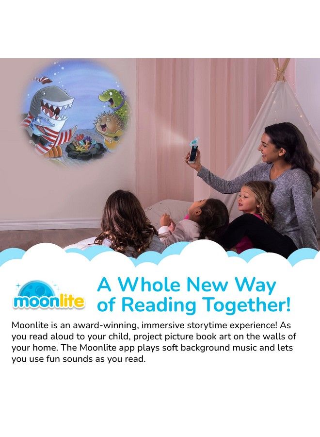 Moonlite Storybook Reels For Flashlight Projector Kids Toddler ; Clark The Shark: Afraid Of The Dark ; Single Reel Pack Story For 12 Months And Up - Image 4