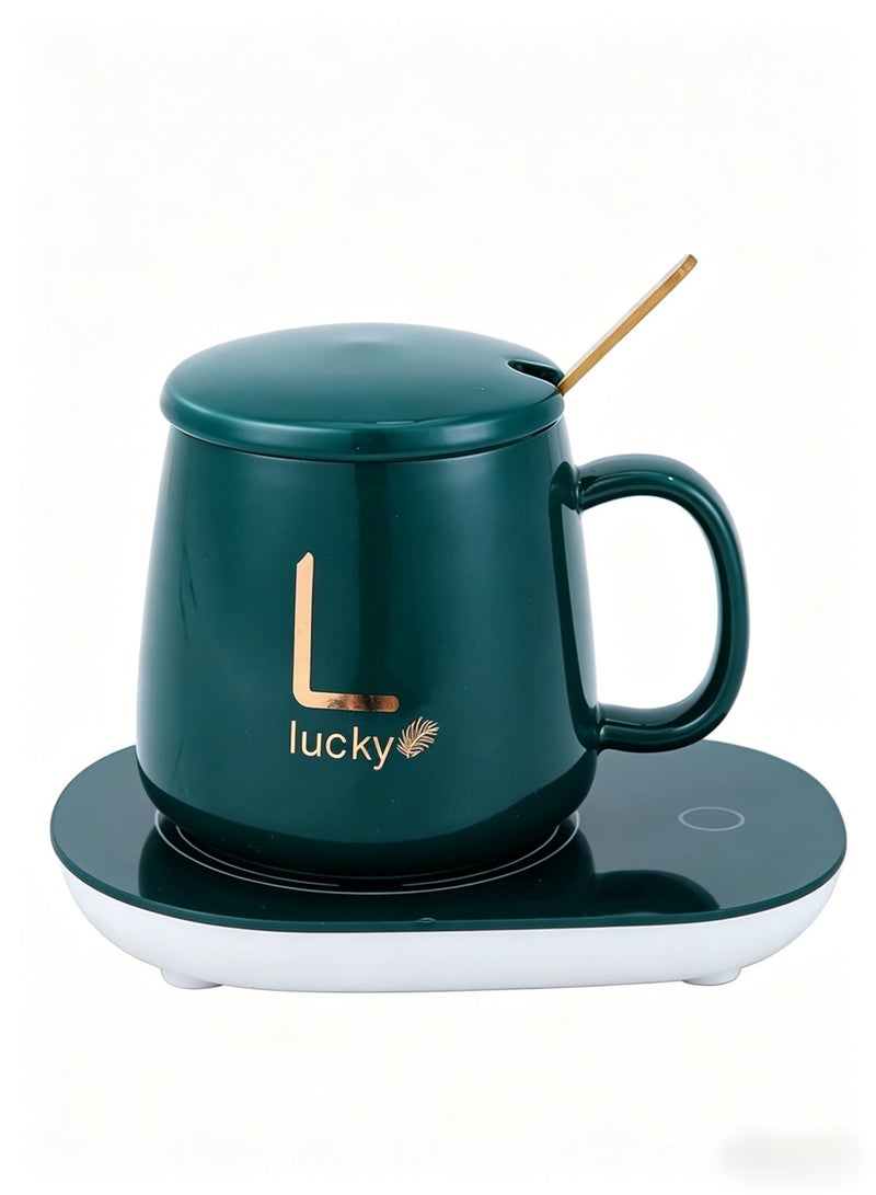 loven Smart coffee set, automatic switch, gravity-sensor mug, desk-friendly, with insulated mug heating plate (up to 55°C/131°F), 14 oz. - Image 2