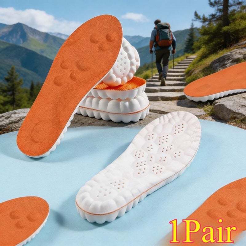 1 Pair Unisex Cloud Feel Massage Insoles Men Comfort Arch Support Walking Insoles Size 41CM 42CM - Image 5