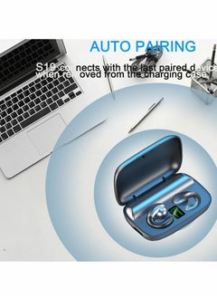 Excefore Wireless Earbuds with Earhooks Mini Bone Conduction Headphones Waterproof Bluetooth Earpiece Noise Canceling Headset Sports 5.0 Earphones for Cycling Driving, Gym  - Image 5