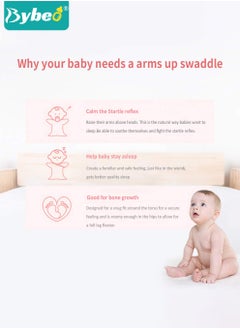 Bybeo 6 PCS Newborn Sleepsack Swaddle Blanket Baby Swaddling Wrap Infant Babies Sleeping Bag with Hat and Anti-grasping Gloves for Boy Girl Soft Cotton Sleep Sack  - Image 5