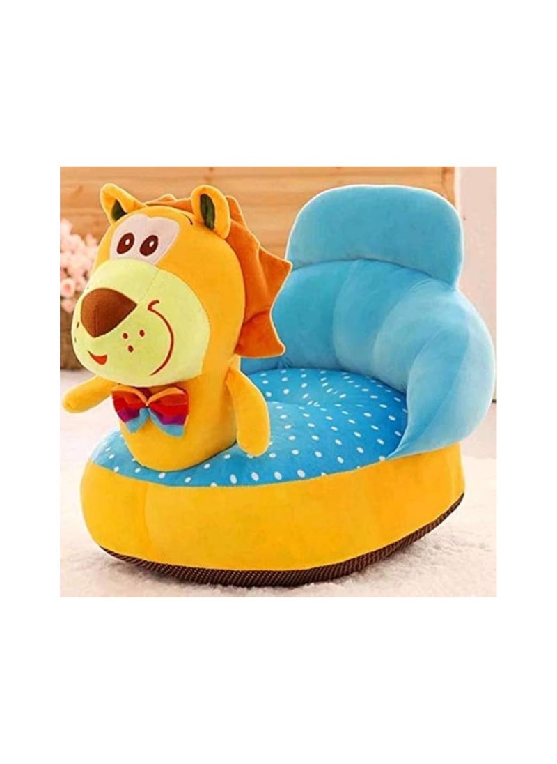 AVS Avs Tiger Shape Baby Soft Plush Cushion Baby Sofa for Kids - 1, Multicolor, 1 Seater  - Image 2