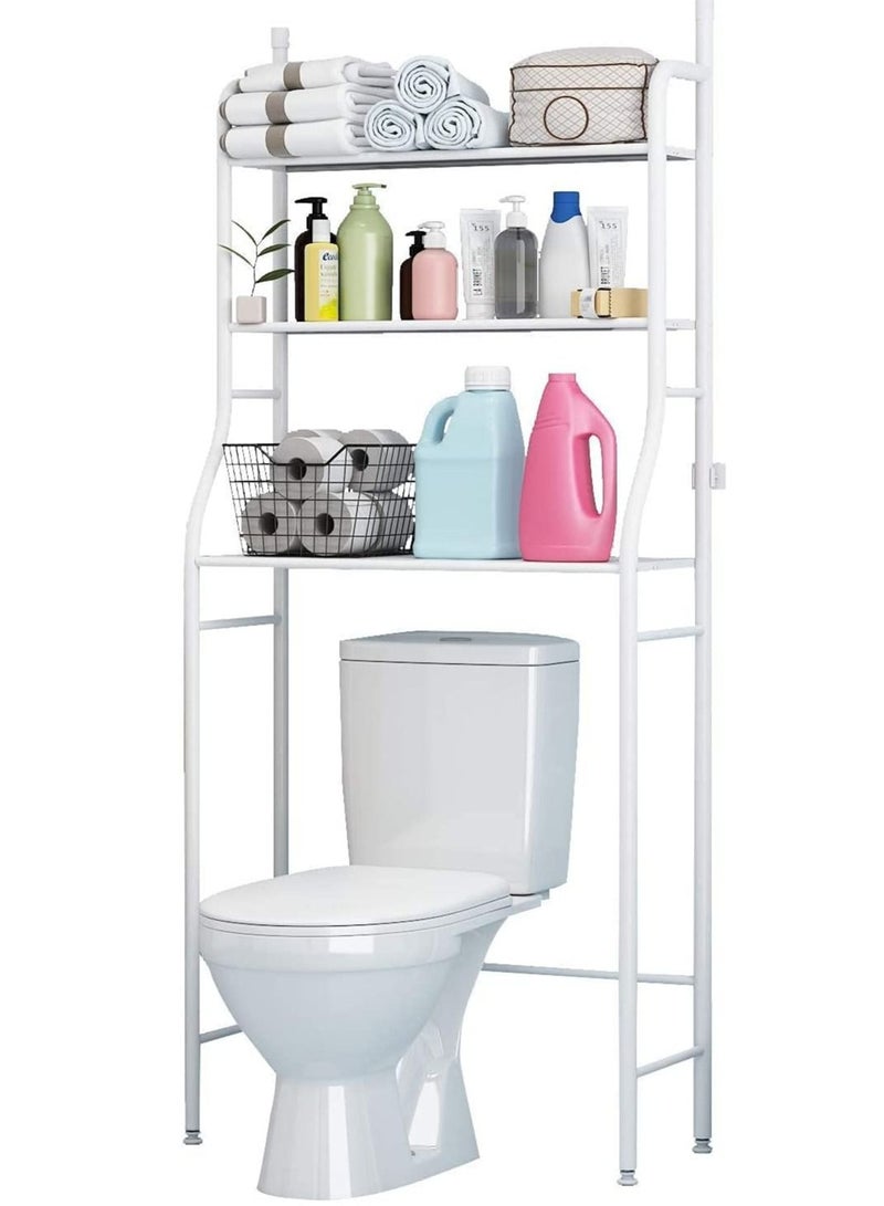 Cool Baby 3-Tier Toilet Storage Rack white - Image 1