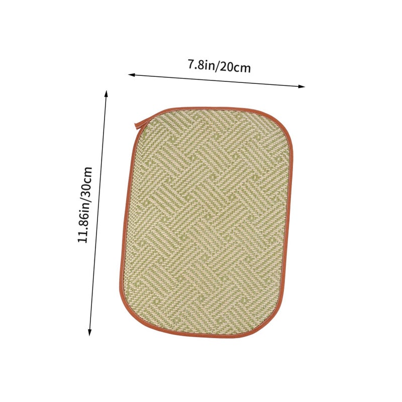 Rabbit Cooling Mat 2 Pcs Bunny Bedding Grass Pad for Guinea Pigs Hamster - Image 3