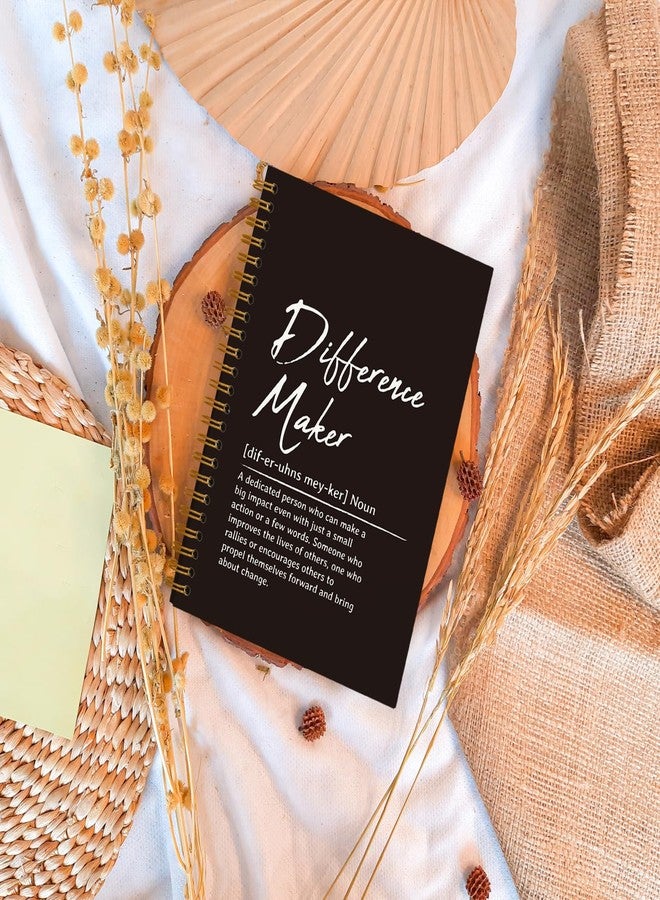 OXW Difference Maker Defination Gift-Thank You Gifts for Leader Mentor Teacher Coach Boss Appreciation Gifts, Coworker Gifts, Hardcover Spiral Notebook 5.5 x 8.3 - Image 2