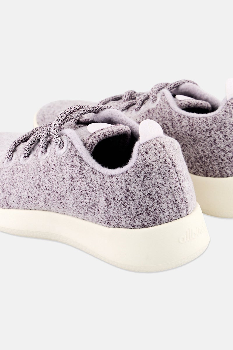 Allbirds Women Lace Up Running Shoes, Heather Purple - Image 2