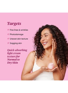Dot & Key Night Reset Retinol + Ceramide Night Cream | Anti Aging Cream For Women & Men | Reduces Fine Lines & Wrinkles | Oil Free & Non Sticky Moisturizer | For Glowing Youthful Skin | For All Skin Types | 25Ml  - Image 2