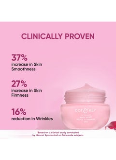Dot & Key Night Reset Retinol + Ceramide Night Cream | Anti Aging Cream For Women & Men | Reduces Fine Lines & Wrinkles | Oil Free & Non Sticky Moisturizer | For Glowing Youthful Skin | For All Skin Types | 25Ml  - Image 4