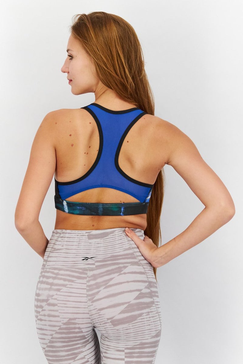 Reebok Women Padded Sleeveless Sports Bra, Multicolor - Image 4