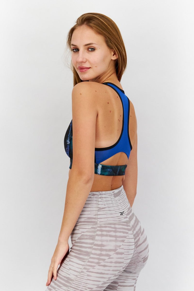 Reebok Women Padded Sleeveless Sports Bra, Multicolor - Image 2