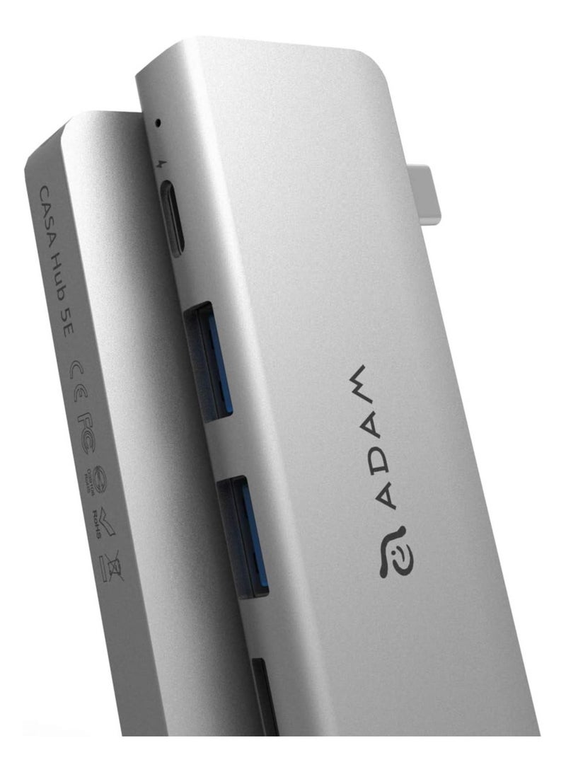 Adam Elements CASA Hub 5E USB-C 5-in-1 Card Reader Hub - Image 2
