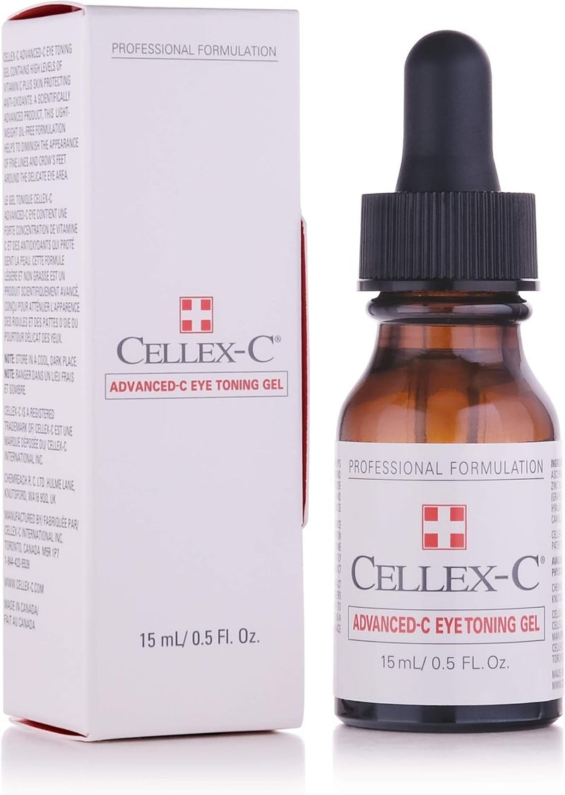 Cellex-C Advanced-C Eye Toning Gel - Lightweight Oil-Free Formula for Delicate Eye Area, 0.5 Fl Oz - Image 2