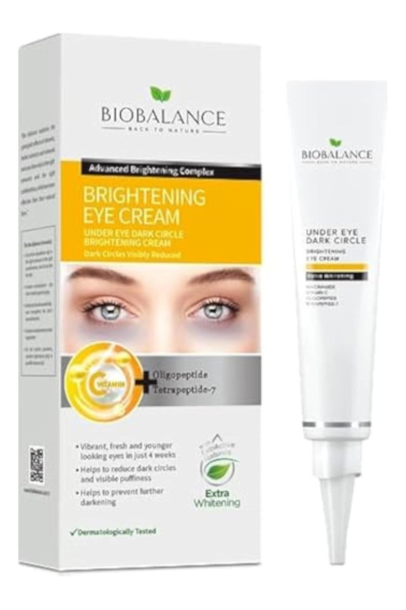 Bio Balance Under Eye Dark Circle Brightening Cream 15 ml 