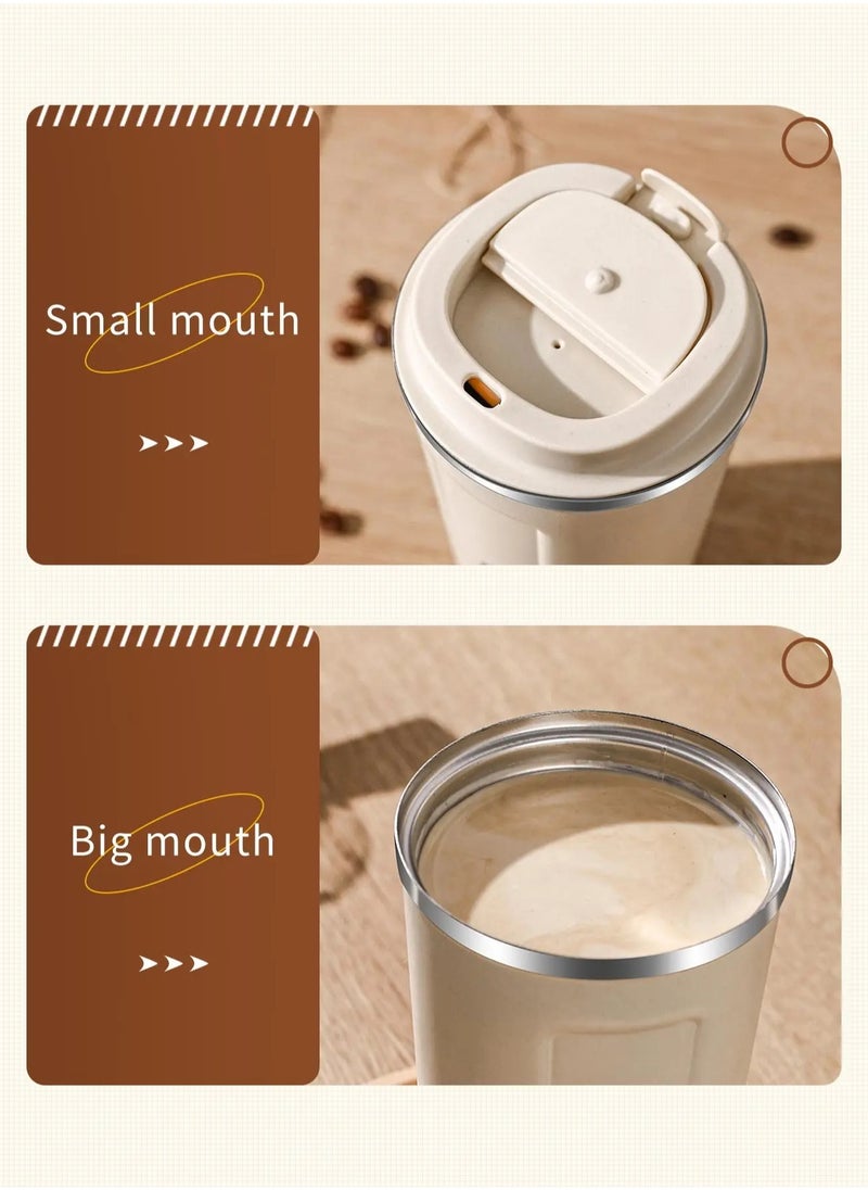 Coffee - Intelligent Digital Display 510ml 304 Stainless Steel Coffee Cup Thermal Mug Office Termal Cafe  Travel Insulated Bottle - Image 1