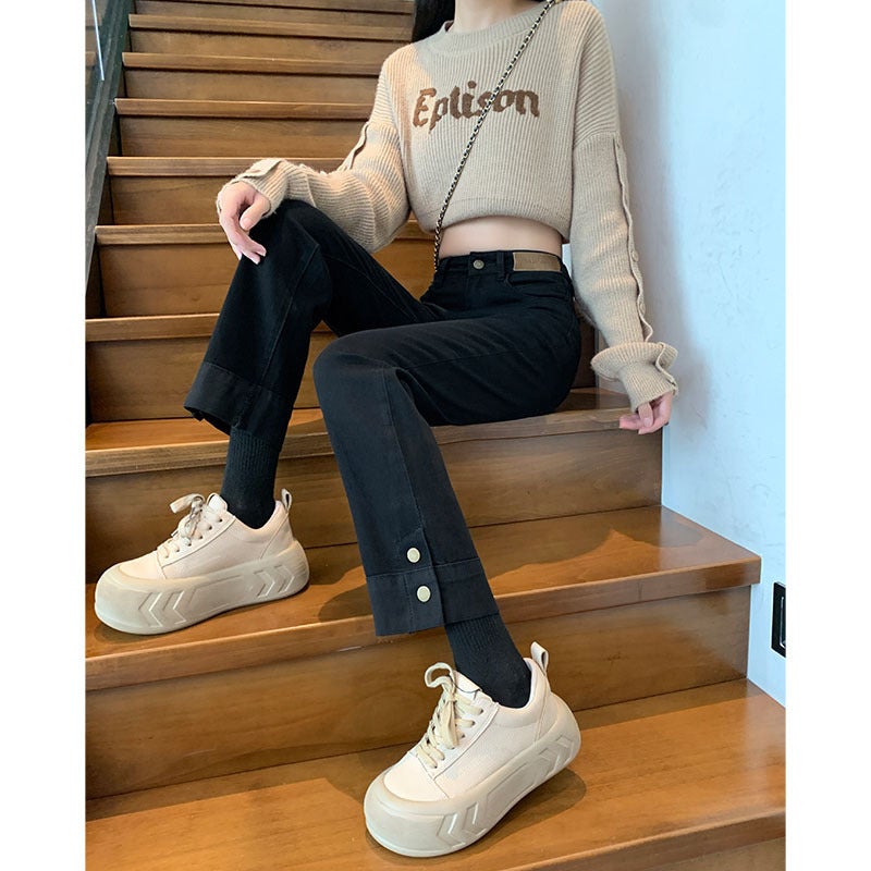 Unisex Casual Daily Denim Jeans - Image 3