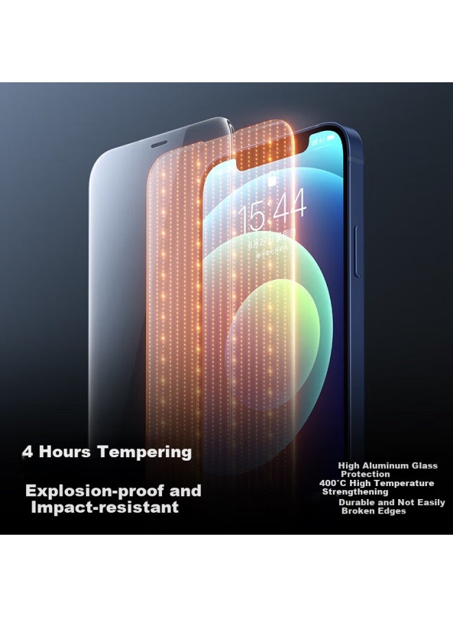 SmartDevil Shanmo Tempered Glass Screen Protector For Apple Iphone 12 Pro Max, High Definition Anti-explosion Anti-fingerprint Protective Film, Easy To Apply, Dust-free Packaging, 2 Pieces - Image 3