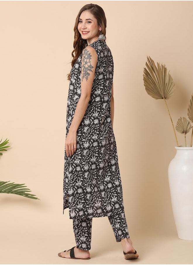 All-Over Printed A-Line Kurta with Pants Set - pzsku/Z9773C5177EA5169F68F9Z/45/1741120038/f9b3fc17-df75-4548-b9d4-abc4c5845446