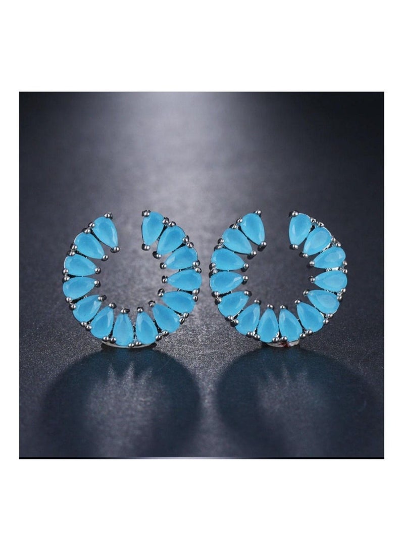 RedMapleTEK Zirconia Earrings - Image 1