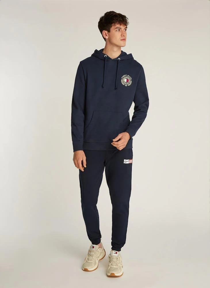 TOMMY JEANS Graphic Logo  Pull Over Hoodie