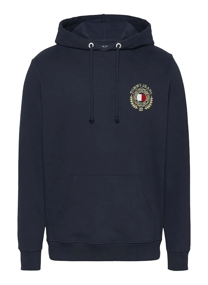 TOMMY JEANS Graphic Logo  Pull Over Hoodie