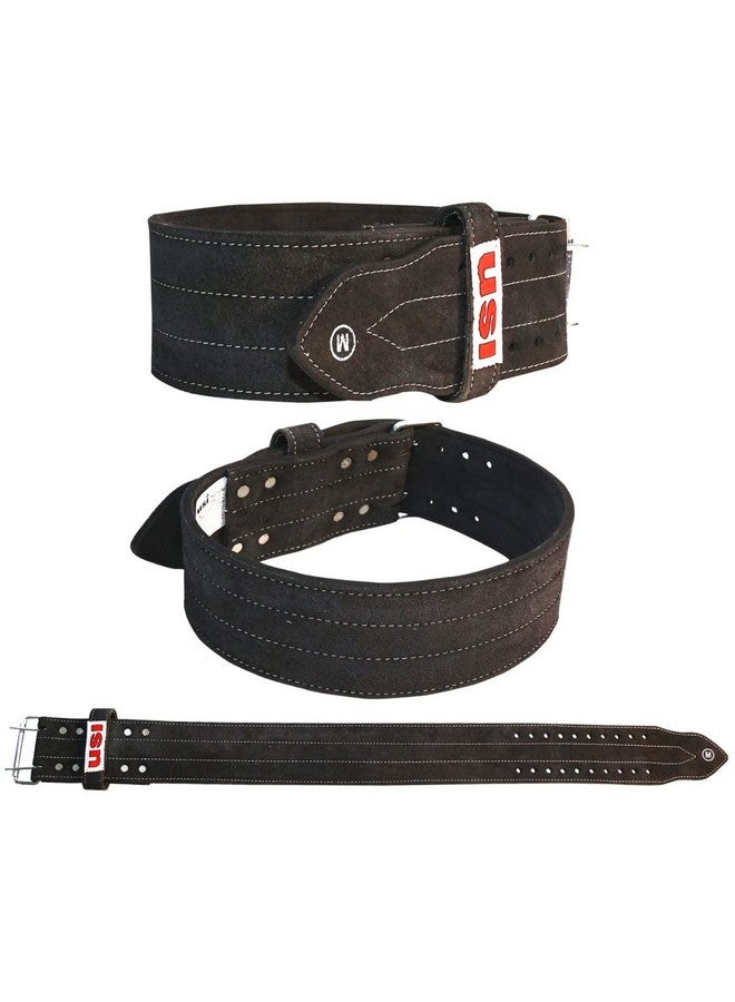 USI Universal The Unbeatable Power Lifting Belt, 790Pl (Light 6Mm Thick Leather, Black, Medium) Weight Lifting Belt For Men & Women Weightlifting Competition Workout Training Weight Support Belt - Image 5