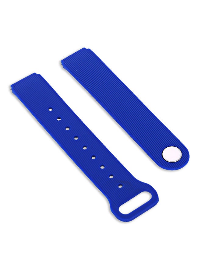 NIBEMINENT Silicone Band For Huawei Talkband B3 Watch 18 mm 2018082570 Blue  - Image 2