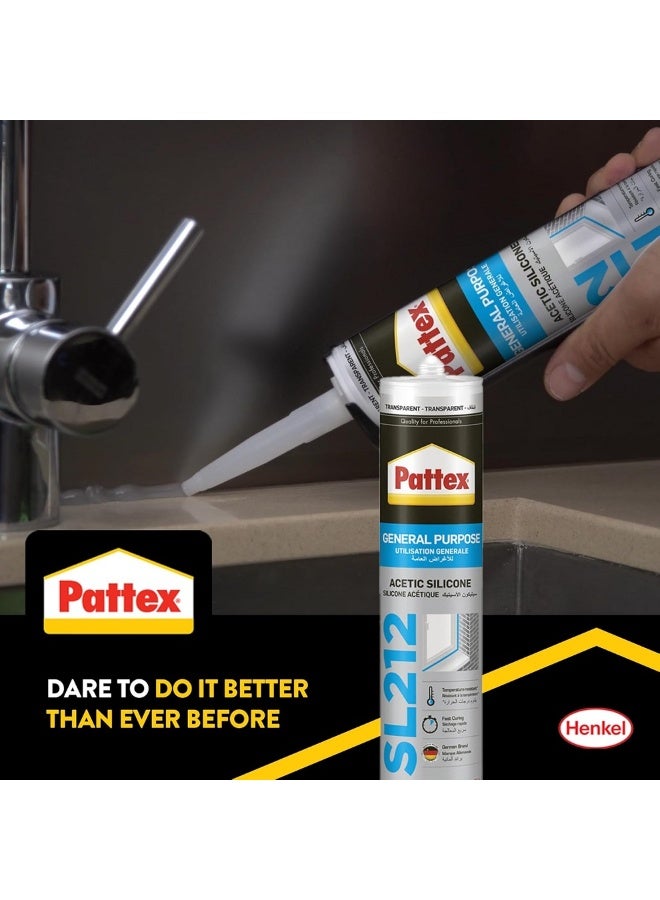 باتكس سيليكون عزل شفّاف متعدد الاستخدامات من باتيكس SL212 بسعة 280 مل - Image 5