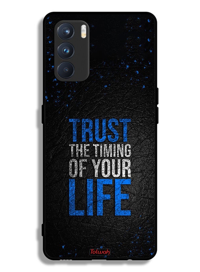 Tolwak Oppo K9 Pro Protective Case Cover Trust The Timing Of Your Life - Image 2