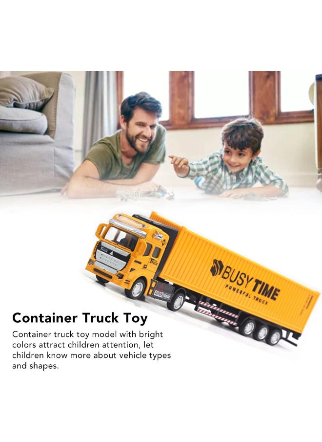 Quivlox - Toy Container Truck Truck Model Simulation Detachable Alloy Container Truck Toy Transport Truck Children Car Toys Gift for Kids Toddlers for 3 4 5 6 Years - Image 1