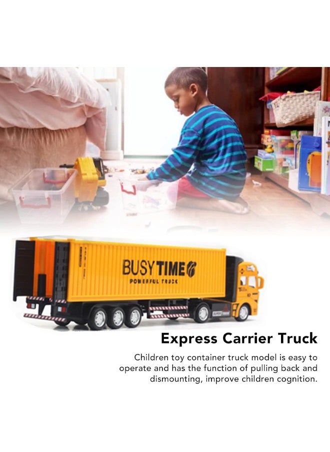 Quivlox - Toy Container Truck Truck Model Simulation Detachable Alloy Container Truck Toy Transport Truck Children Car Toys Gift for Kids Toddlers for 3 4 5 6 Years - Image 1