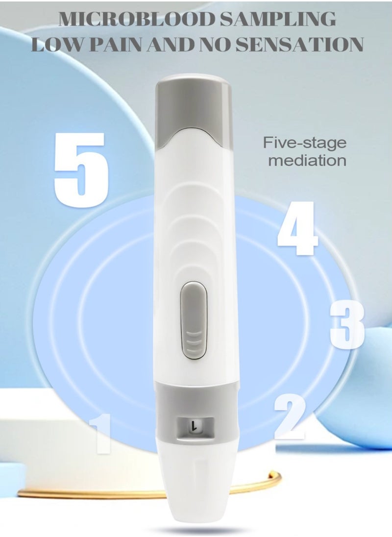 Changli - Fully Automatic Portable Blood Glucose Meter, Accurate and Easy to Use Diabetes Testing Device with 50 Test Strips, Lancet Pen and 50 Lancets, Fast Results, Memory Storage and Code Free Operation - Image 1