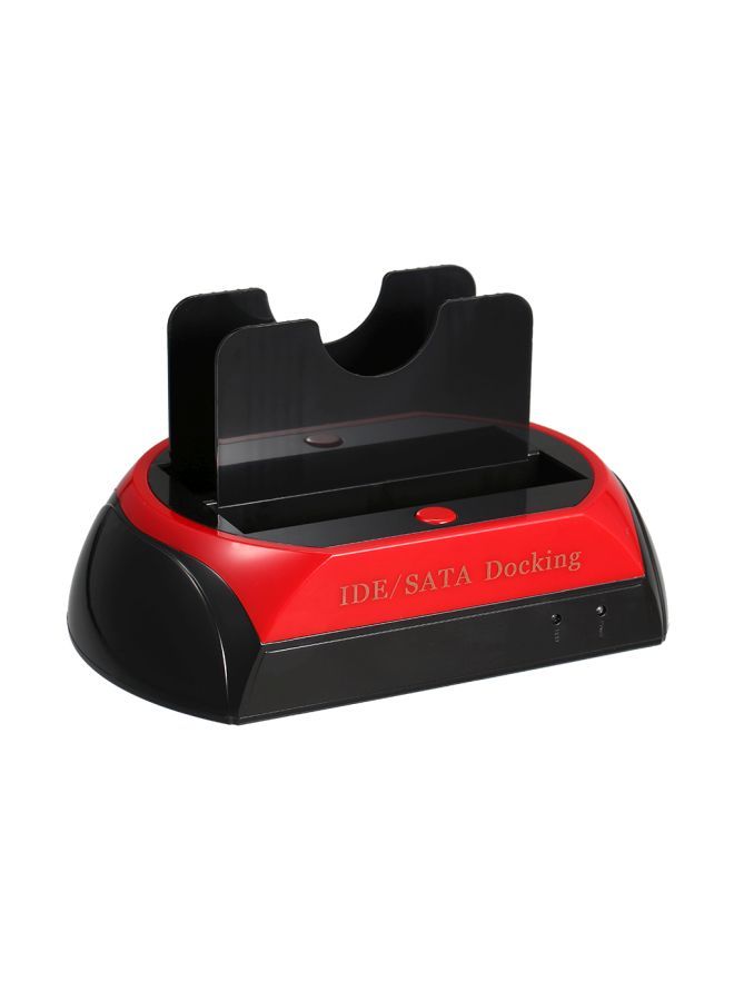 NIBEMINENT HDD Docking Station Dual Hard Disk Drive Black  - Image 1