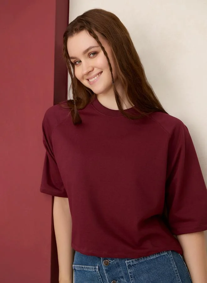 أوجيدر تيشيرت قصير سادة