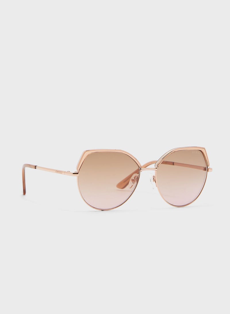 GUESS Half Frame Sunglasses - Image 1