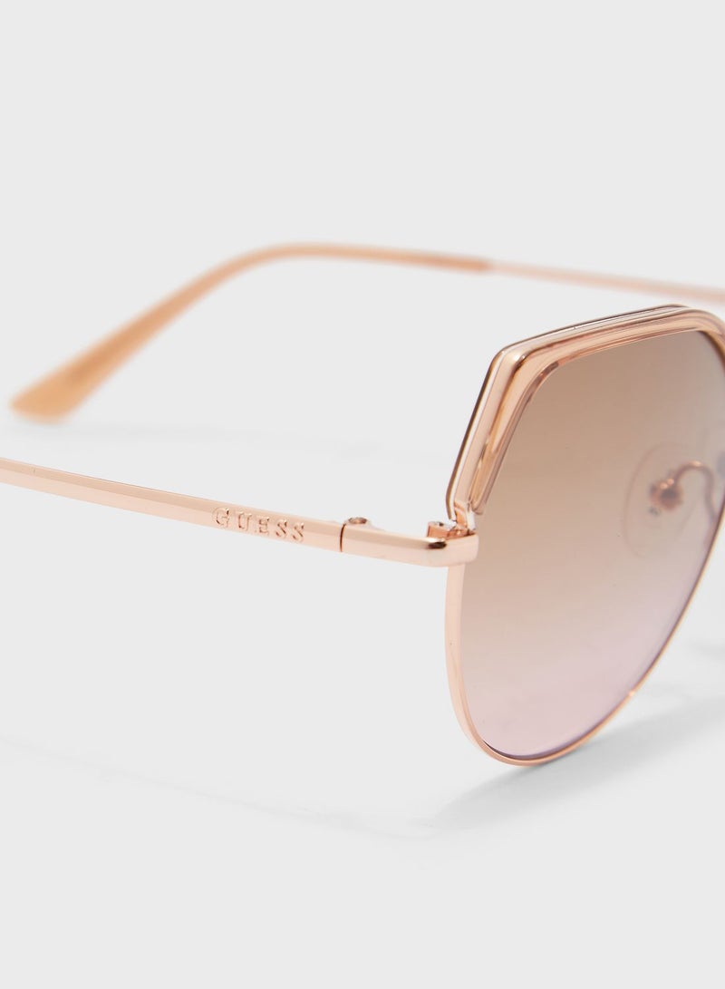 GUESS Half Frame Sunglasses - Image 3