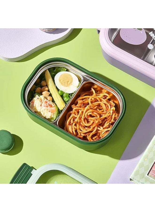 Spaceshoop Plastic Lunch Box -Seal and Transparent Lid for Convenient Meal Packing (Purple) - Image 2