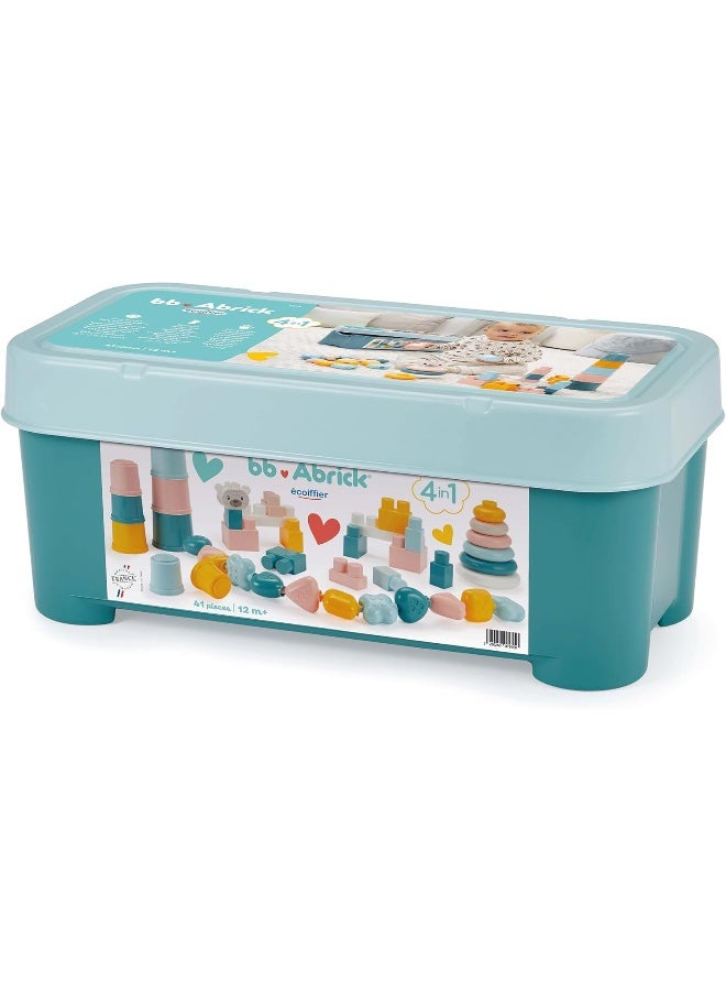 ecoiffier 7915 Bb Abrick 4 In 1 Set, Pastel - Image 1