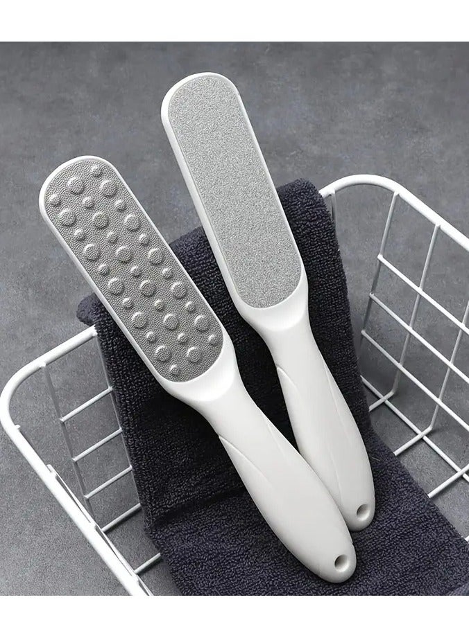 Goolsky Stainless Steel Foot Callus Files, Double Sided Foot File With Plastic Handle, For Hard Skin And Calluses, Pedicure Tool For Skin Care - Image 2