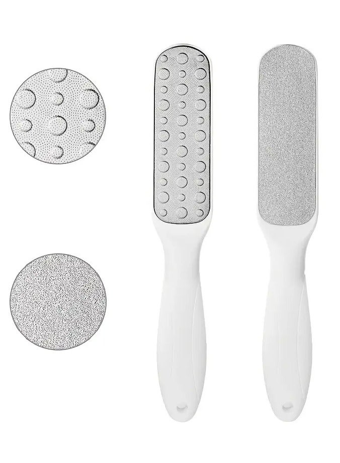 Goolsky Stainless Steel Foot Callus Files, Double Sided Foot File With Plastic Handle, For Hard Skin And Calluses, Pedicure Tool For Skin Care - Image 3