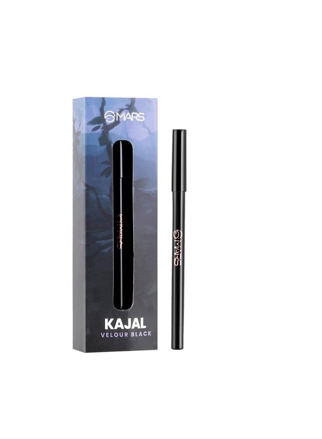 مارس لن يتلطخ ولن يتزحزح، ناعم ومطفي اللمعة كاجال | إقامة طويلة الأمد ومقاومة للماء (1.4 جرام) (03-أسود مخملي) - Image 5