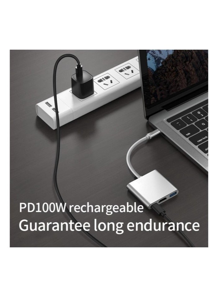 Usb-C To Hdmi ( 4K ) Usb 3.0 And Female Type-C Adapter For Macbook And Chromebook - Image 5