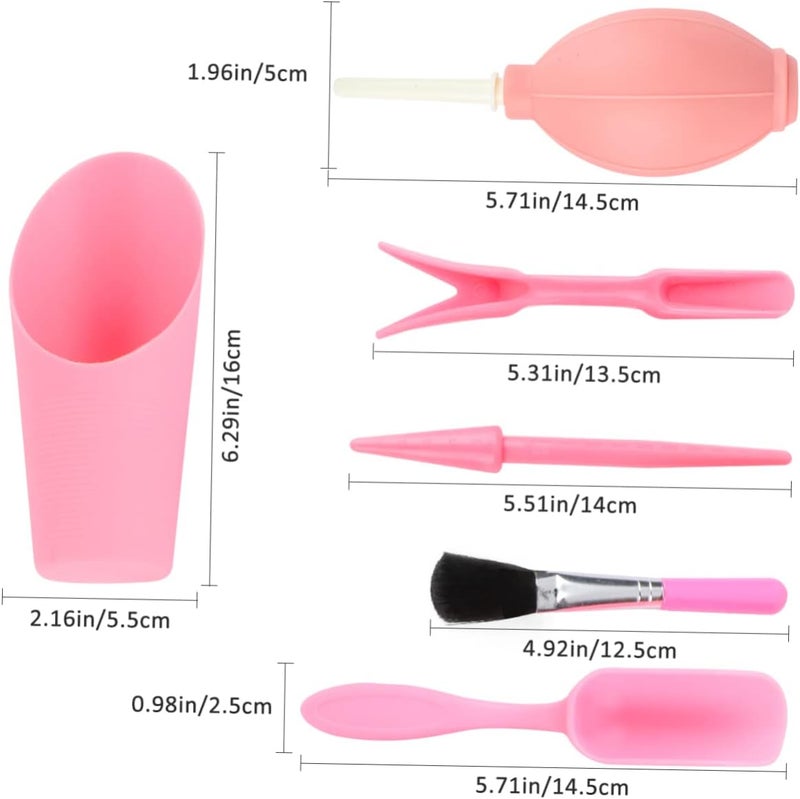 Garneck 6pcs Succulent Planting Tool Set Garden Portable Shovel Weeding Tools Novice Planting Pot Bonsai Kit - Image 2