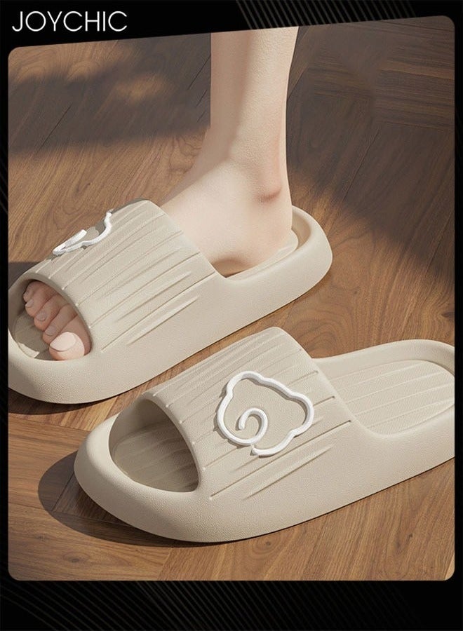 Joychic Lovely Cartoon Bear Pattern Soft Bottom Breathable Home Slipper Anti Slip Wear Resistant Shower Slipper with High Resilience for Men - Image 1