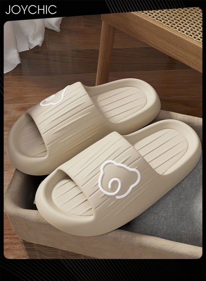 Joychic Lovely Cartoon Bear Pattern Soft Bottom Breathable Home Slipper Anti Slip Wear Resistant Shower Slipper with High Resilience for Men - Image 2