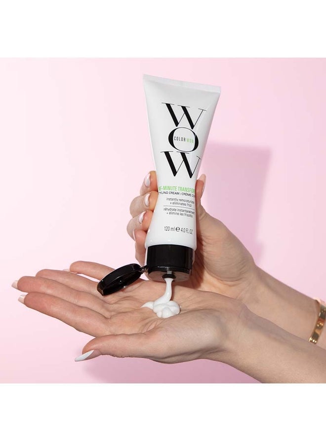 Color Wow One-Minute Transformation Styling Cream, instantly remoisturises + eliminates frizz, 120ml - Image 4
