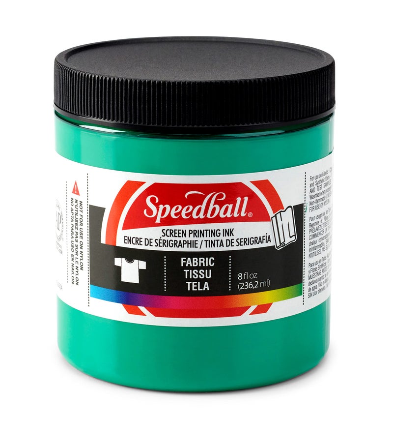 Speedball, 4564, Fabric Screen Printing Ink, 8 Fl oz., Green - Image 1