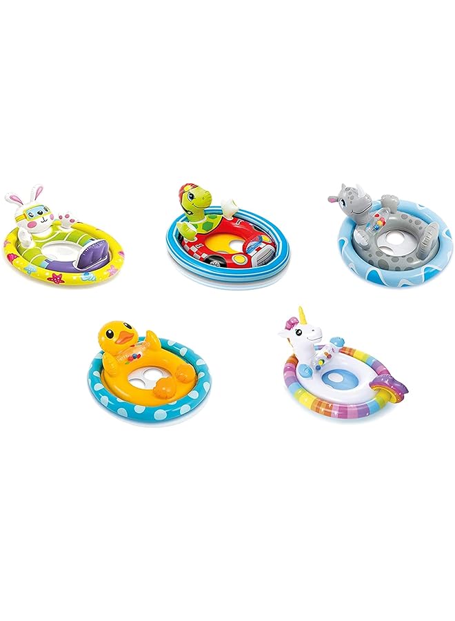 INTEX Inflatable See Me Sit Pool Ride For Age 3 4 (Colors/Styles Vary) - Image 1