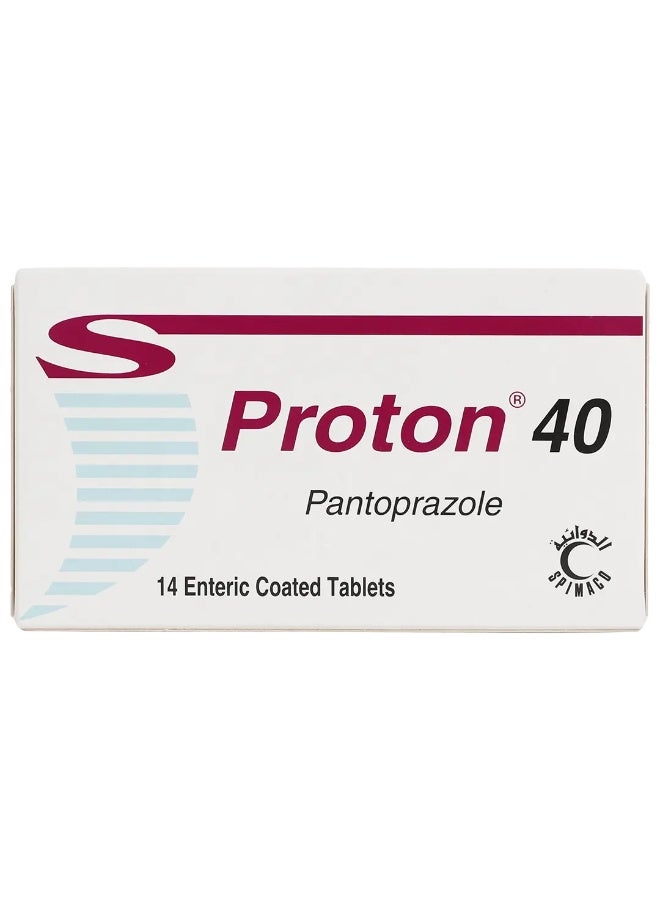 spimaco Proton 40 mg Pantoprazole Tablets 14 Count - Image 2