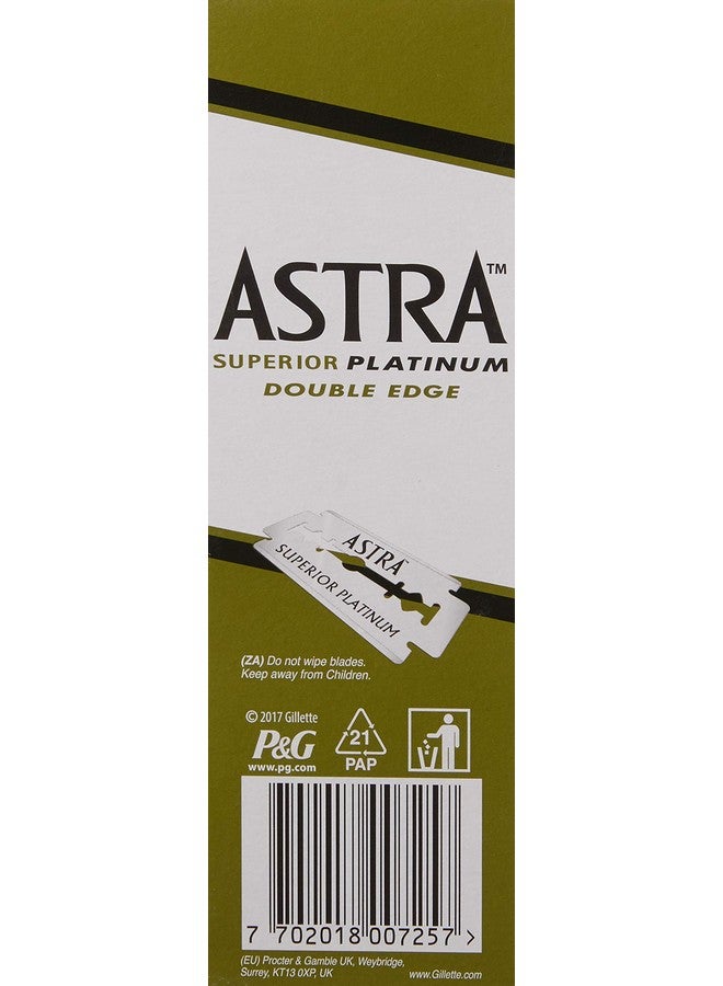 Astra Stra Platinum Double Edge Safety Razor Blades 100 Count (Pack Of 1) - Image 4